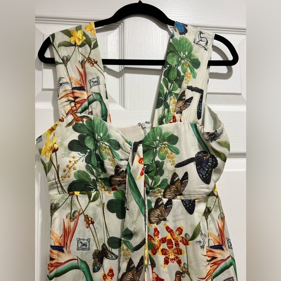 100% SILK SHELL SCARF PRINTED DRESS - Picture 4 of 6